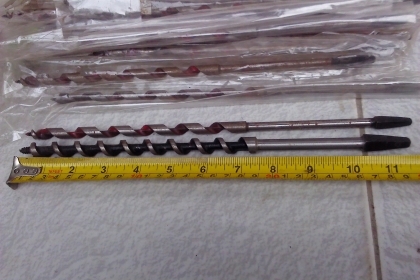 ดอกสว่านเจาะไม้ ขนาด 12.5 มม.ยาว 12 นิ้ว ของใหม่เก่าเก็บขายถูก 50 บาท