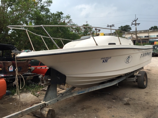 ขายถูกเรือ Trophy 22 ฟุต เครือง 150 แรง หัวฉีด
