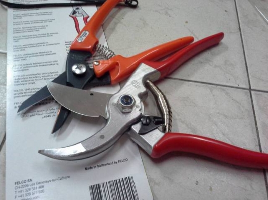 ขายกรรไกรตัดกิ่งไม้เฟลโก้FELCO Made in Swizzerland.