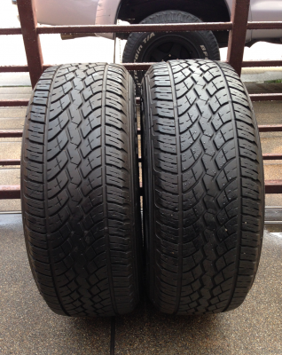 ยาง Yokohama 265 65 17 สิ้นปี13 ดอกเต็ม เนื้อนิ่มๆ ไม่มีปะ พร้อมใช้งาน จำนวน2เส้น ราคาไม่แพง