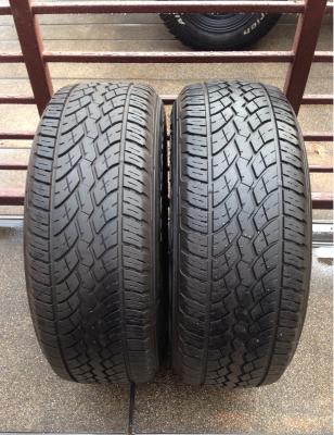 ยาง Yokohama 265 65 17 สิ้นปี13 ดอกเต็ม เนื้อนิ่มๆ ไม่มีปะ พร้อมใช้งาน จำนวน2เส้น ราคาไม่แพง