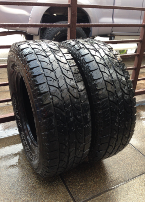 ยาง All Yokohama 265 70 16 กลางปี12 จำนวน2เส้น ราคาไม่แพง