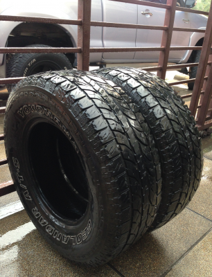 ยาง All Yokohama 265 70 16 กลางปี12 จำนวน2เส้น ราคาไม่แพง