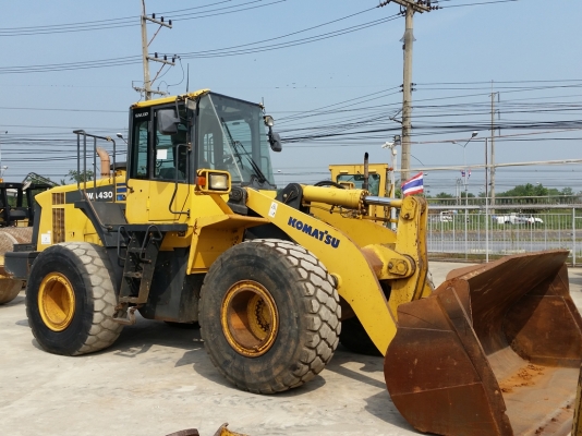 มาใหม่ !! ขายรถตักล้อยาง WA430-6 ยี่ห้อ KOMATSU นำเข้าจากต่างประเทศแท้ 100\% สภาพสวย ไม่เคยใช้งานในไทย