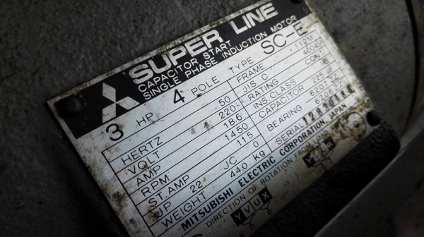 *** Sold *** MITSUBISHI ป้ายดำ ขนาด 3 HP. 220V. 2 สายไฟบ้าน ตัว Japan หายากยอดนิยมพร้อมใช้!!