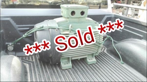 *** Sold *** มอเตอร์ WEG Made in Germany 50 HP. 380V 1450 RPM. สภาพสวยหมุนนิ่มพร้อมใช้งาน!!