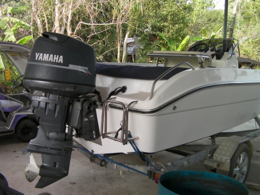 ขายเรือ 17 ฟุตช่างหลาน เครื่อง โฟว์ 80 แรงยามาฮ่า สภาพสวยๆ