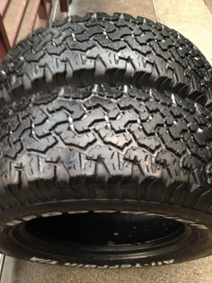 ยาง All BF Goodrich 245 70 16 ดอกเต็ม จำนวน2เส้น ราคาไม่แพง