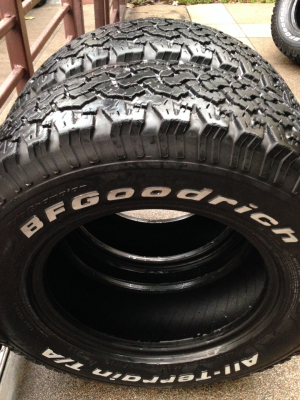 ยาง All BF Goodrich 245 70 16 ดอกเต็ม จำนวน2เส้น ราคาไม่แพง