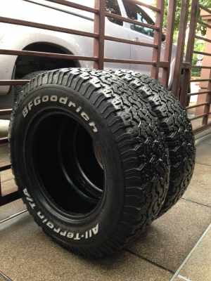 ยาง All BF Goodrich 245 70 16 ดอกเต็ม จำนวน2เส้น ราคาไม่แพง