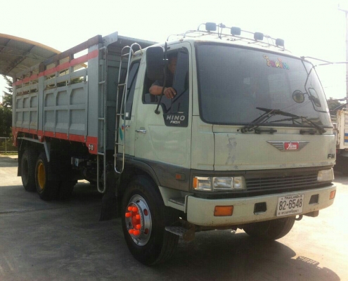 สิบล้อ ฮีโน่ FM3H195ปี39 ดั้ม 2เพา เครืองดีเกียร์ฟูลเอร์ สภาพดีสวยบางเดิมๆพร้อมใช้งาน เล่มทะเบียนพร้อมโอน