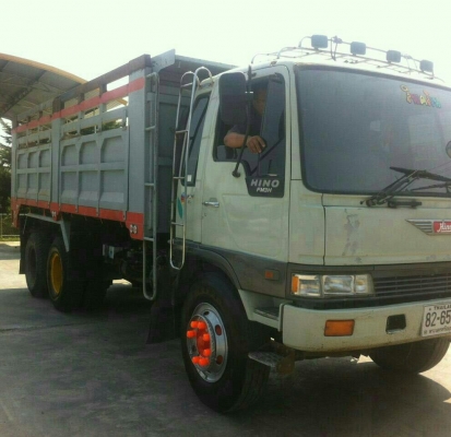 สิบล้อ ฮีโน่ FM3H195ปี39 ดั้ม 2เพา เครืองดีเกียร์ฟูลเอร์ สภาพดีสวยบางเดิมๆพร้อมใช้งาน เล่มทะเบียนพร้อมโอน