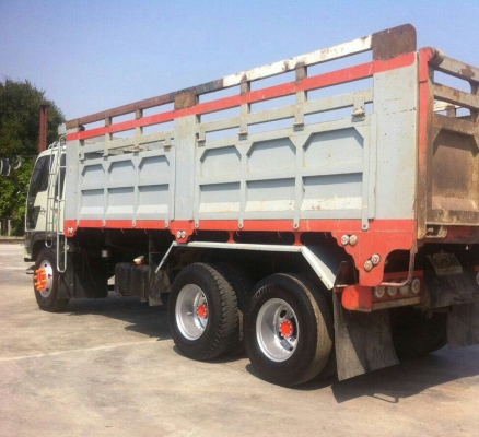 สิบล้อ ฮีโน่ FM3H195ปี39 ดั้ม 2เพา เครืองดีเกียร์ฟูลเอร์ สภาพดีสวยบางเดิมๆพร้อมใช้งาน เล่มทะเบียนพร้อมโอน