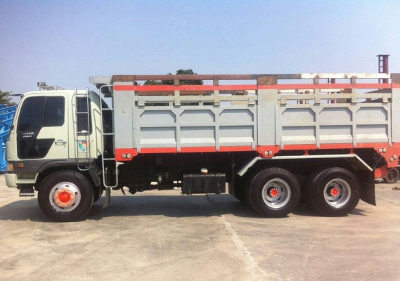 สิบล้อ ฮีโน่ FM3H195ปี39 ดั้ม 2เพา เครืองดีเกียร์ฟูลเอร์ สภาพดีสวยบางเดิมๆพร้อมใช้งาน เล่มทะเบียนพร้อมโอน