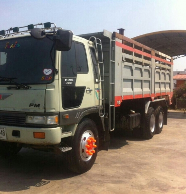 สิบล้อ ฮีโน่ FM3H195ปี39 ดั้ม 2เพา เครืองดีเกียร์ฟูลเอร์ สภาพดีสวยบางเดิมๆพร้อมใช้งาน เล่มทะเบียนพร้อมโอน