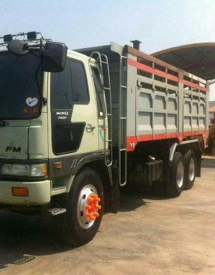 สิบล้อ ฮีโน่ FM3H195ปี39 ดั้ม 2เพา เครืองดีเกียร์ฟูลเอร์ สภาพดีสวยบางเดิมๆพร้อมใช้งาน เล่มทะเบียนพร้อมโอน