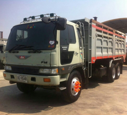 สิบล้อ ฮีโน่ FM3H195ปี39 ดั้ม 2เพา เครืองดีเกียร์ฟูลเอร์ สภาพดีสวยบางเดิมๆพร้อมใช้งาน เล่มทะเบียนพร้อมโอน