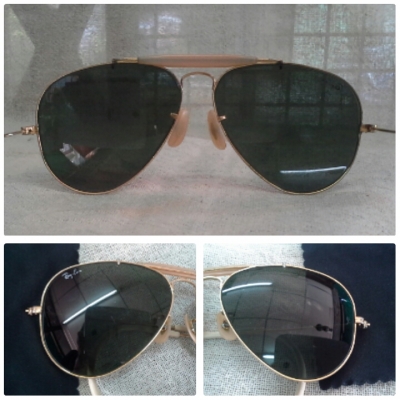 แว่นตานายพลแมคอาร์เธอร์/ผู้ชายกลางแจ้ง B&amp;L RAY-BAN AVIATOR MacArthur Outdoorsman USA  ต้วแท้! ตัวจริง!