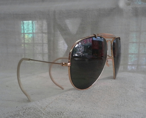 แว่นตานายพลแมคอาร์เธอร์/ผู้ชายกลางแจ้ง B&amp;L RAY-BAN AVIATOR MacArthur Outdoorsman USA  ต้วแท้! ตัวจริง!