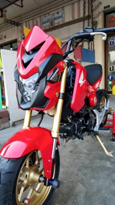 Honda Msx สีแดง ปี 57 สภาพแต่ง สวย ๆ เครื่องดีเดิม ๆ ราคา เบา ๆ