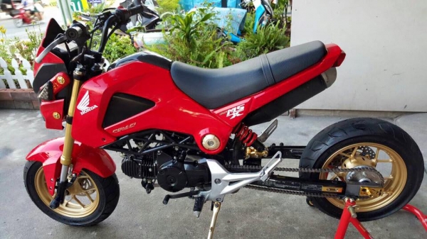 Honda Msx สีแดง ปี 57 สภาพแต่ง สวย ๆ เครื่องดีเดิม ๆ ราคา เบา ๆ