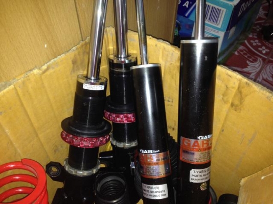 ขายสตรัทปรับเกียว โช๊ค GAB SS Series New vios 2007-2012 ปรับแข็งอ่อนได้ 32 ระดับ ขายสตรัทปรับเกียว โช๊ค GAB SS Series New vios 2007-2012 ปรับแข็งอ่อนได้ 32 ระดับ