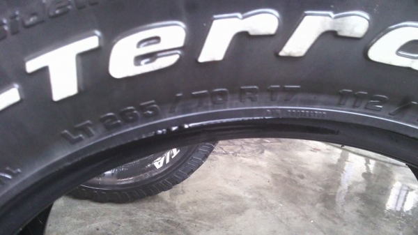 ขาย Bf All 265/70R17 ปี12 ขาย 3,500 บาท