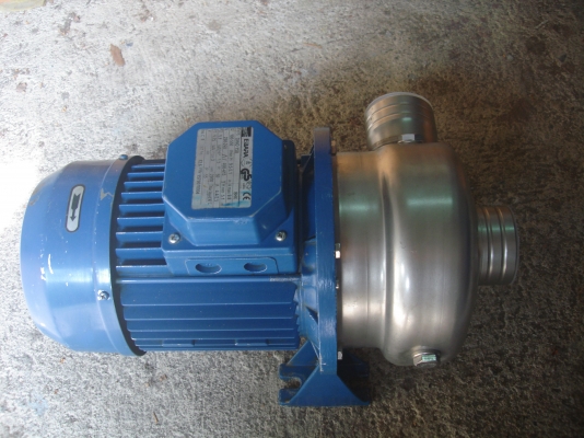 ลดราคาสุด สุด ปั๊มน้ำEBARA จากอิตาลีแท้ หอยโข่งสแตนเลสแบบใบเปิดเข้า 2 นิ้วออก 2 นิ้วรุ่นDWO150ไฟ3สาย แรงม้า 1.5 HP 1.1 kW