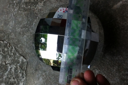 ส่งฟรี ลูกบอลหมุนได้แบบช้าๆ DISCO BALL ขนาดโต 6 นิ้ว ของใหม่จากญี่ปุ่นไว้สะท้อนแสงไฟเพิ่มบรรยากาศร้าน