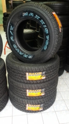 ขายยางใหม่ 265/70/16 MAXXIS BRAVO A/T 700 ปี16  เส้นล่ะ 3200