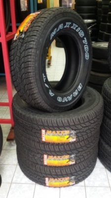 ขายยางใหม่ 245/70/16 MAXXIS BRAVO A/T 700 ปี16  เส้นล่ะ 3100