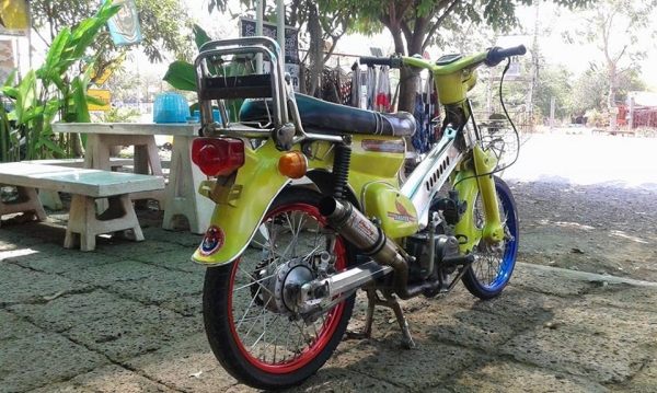 ขาย C70 เครื่องไทเกอร์125 (ไม่ ท.บ. มีใบซื้อขายออกให้จากทางร้าน) ค่าตัว 6500 บาท สนใจทักเเชทหรือโทร.089-8054390 โอ๋ ลพบุรี