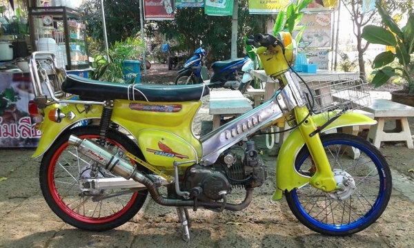 ขาย C70 เครื่องไทเกอร์125 (ไม่ ท.บ. มีใบซื้อขายออกให้จากทางร้าน) ค่าตัว 6500 บาท สนใจทักเเชทหรือโทร.089-8054390 โอ๋ ลพบุรี