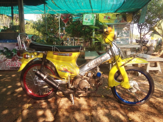 ขาย C70 เครื่องไทเกอร์125 (ไม่ ท.บ. มีใบซื้อขายออกให้จากทางร้าน) ค่าตัว 6500 บาท สนใจทักเเชทหรือโทร.089-8054390 โอ๋ ลพบุรี