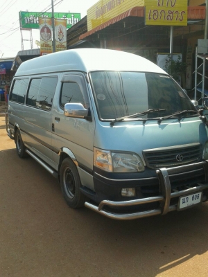 ขายรถตู้ commuter ปี46 วางเครื่อง 2jz ลงเล่มแล้ว ใช้ได้ 2 ระบบ แก๊ส,เบนซิน เกียร์ออโต้ รถสวยไม่มีที่ผุ ทะเบียนเต็มพร้อมโอน