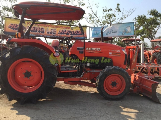 L4708 ตัวรถพร้อมใบดัน มือสอง ใช้งาน 670 ชั่วโมง ปี 2556  ดาวน์ 5,000 บาท