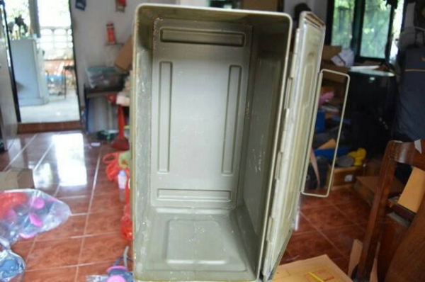 ขายลังใส่กระสุนปืนทหารงานเก่าเก็บ Made in USA.ยุคสงครามหนักเกือบ3กิโล