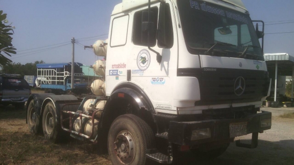 หัวลากเบนช์ ปื2538 ใช้ เครื่องทื่ผลิตมาสำหรับก๊าชNGVโดยเฉพาะ  เดิมเปน2เพลาแต่ทำเปนเพลาเดืยวแท่นโบกื้เดิม  เกืยร์ZF รถพร้อมใช้งาน สนใจติดต่อ 0835601591  หรือ 0903494058