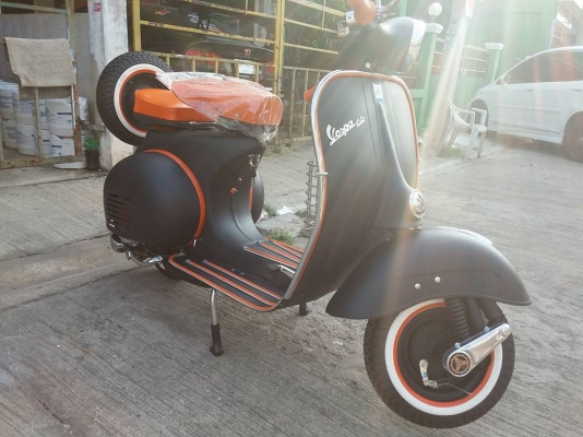 รับสั่งทำ Vespa และบริการหลังการขาย ร้าน Pong_Motor_Classic รับซ้อม ปะผุ ผ่นสี ขายซาก บริการครบวงจร