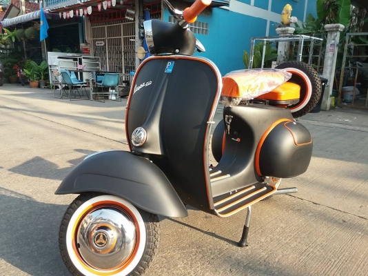 รับสั่งทำ Vespa และบริการหลังการขาย ร้าน Pong_Motor_Classic รับซ้อม ปะผุ ผ่นสี ขายซาก บริการครบวงจร