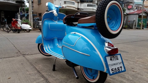รับสั่งทำ Vespa และบริการหลังการขาย ร้าน Pong_Motor_Classic รับซ้อม ปะผุ ผ่นสี ขายซาก บริการครบวงจร