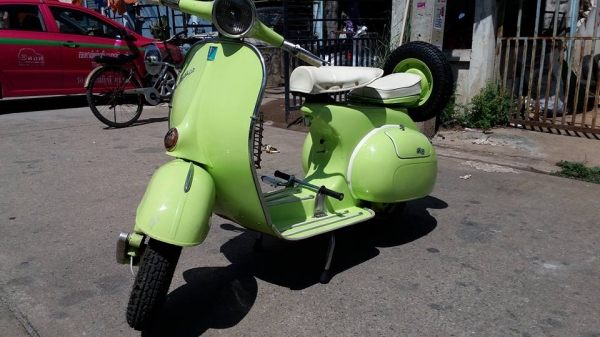 รับสั่งทำ Vespa และบริการหลังการขาย ร้าน Pong_Motor_Classic รับซ้อม ปะผุ ผ่นสี ขายซาก บริการครบวงจร