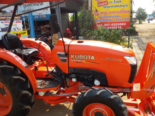 ปัญญาแทรคเตอร์..จัดมาให้ครับ ด่วน!!!คูโบต้า L3608 พร้อมใบมีดคานล่าง พร้อมผาน6 ตราช้าง22&times;6 ทำงาน966ชม.จัดส่ง อ.เก้าเลี้ยว จ.นครสวรรค์