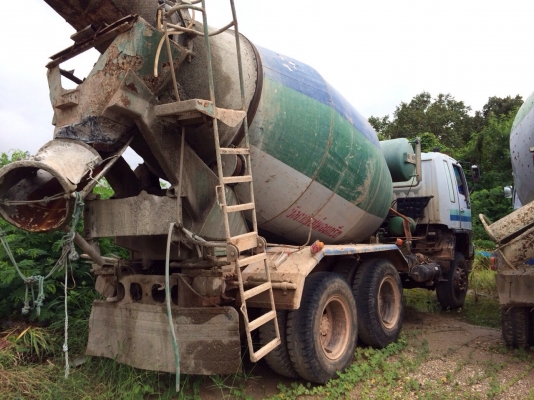 ขายด่วน รถโม่ปูนสิบล้อ  hino fm 2k   สภาพดี เอกสารพร้อม