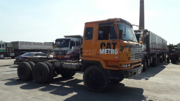 รถหัวลาก NISSAN DIESEL  ปีจดทะเบียน 2542  300 แรงม้า  เครื่อง 6SD1 เกียร์ฟูเลอร์