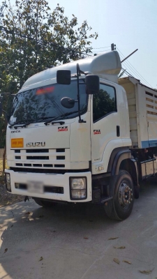 ขายรถพ่วง Isuzu เครื่อง 360 แรง ปี 54 กระบะดัมพ์สามมิตร ลูก 3 เพลา ยางเต็ม