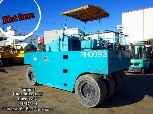 ขาย รถบด7 ล้อยาง furukawa จำหน่าย รถ เครื่องจักร อุปกรณ์ทุกชนิด นำเข้า100\% ราคาถูก eurotec 0818176901