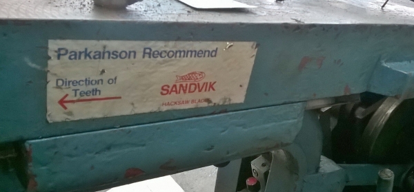 **ขายถูกๆครับ**เครื่องเลื่อยมือสองจากญี่ปุ่น แต่ made in australia..SANDVIK-PARKANSON รุ่นหนัก พร้อมใช้งาน ทุกระบบทำงานได้ดีครับ