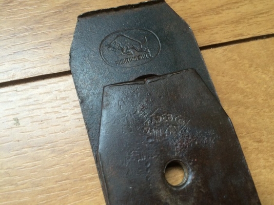 ขายใบกบเหล็กตรากระทิงแพ็คคู่2ใบ2แบบ2ยี่ห้องานเก่าGERMANY