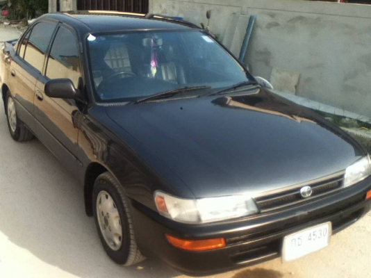 TOYOTA COROLLA โฉมสามห่วง ปี 36 เครื่อง 1300 เกียร์ mt สีเทา แอร์ วิทยุ ติดแก๊สแล้ว ขาย 45000